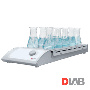 Agitador Magnético 10 Posiciones, 0.4 L c/u, 1100 rpm