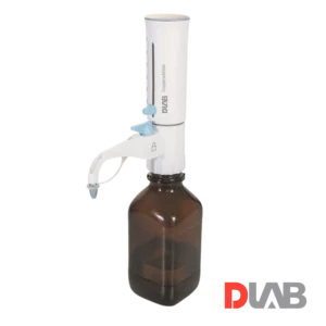 Dispensador 1–10 mL, Operación con una mano