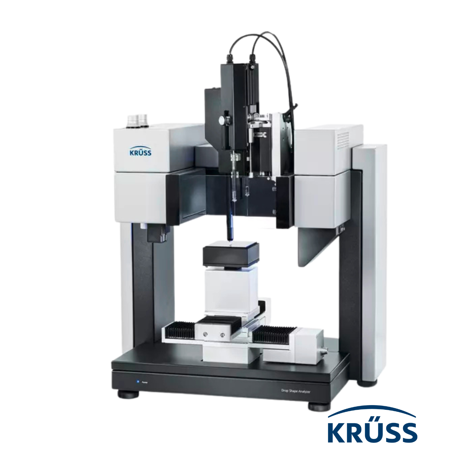 Analizador de Gota DSA100E Expert | Krüss Scientific 1 Analizador de gota DSA100E Expert de Krüss Scientific con cámara CF04, dosificador motorizado y LED de alta potencia, para medición de ángulo de contacto, energía libre superficial y tensión superficial