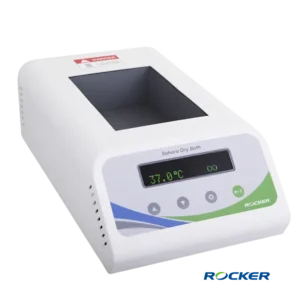 Baño seco digital Sahara 310 de Rocker Scientific con bloques intercambiables, control de temperatura y temporizador