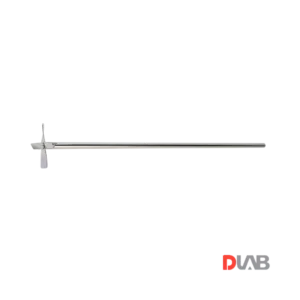 Hélice DLAB de 4 aspas cruzadas en acero inoxidable para agitador de laboratorio