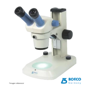 Lupa estereoscópica Boeco BS-80 con aumentos 20x y 40x e iluminación LED