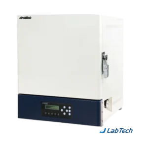 Mufla digital 27 litros modelo LEF-130S-1 Daihan Labtech con control PID y rango hasta 950°C.