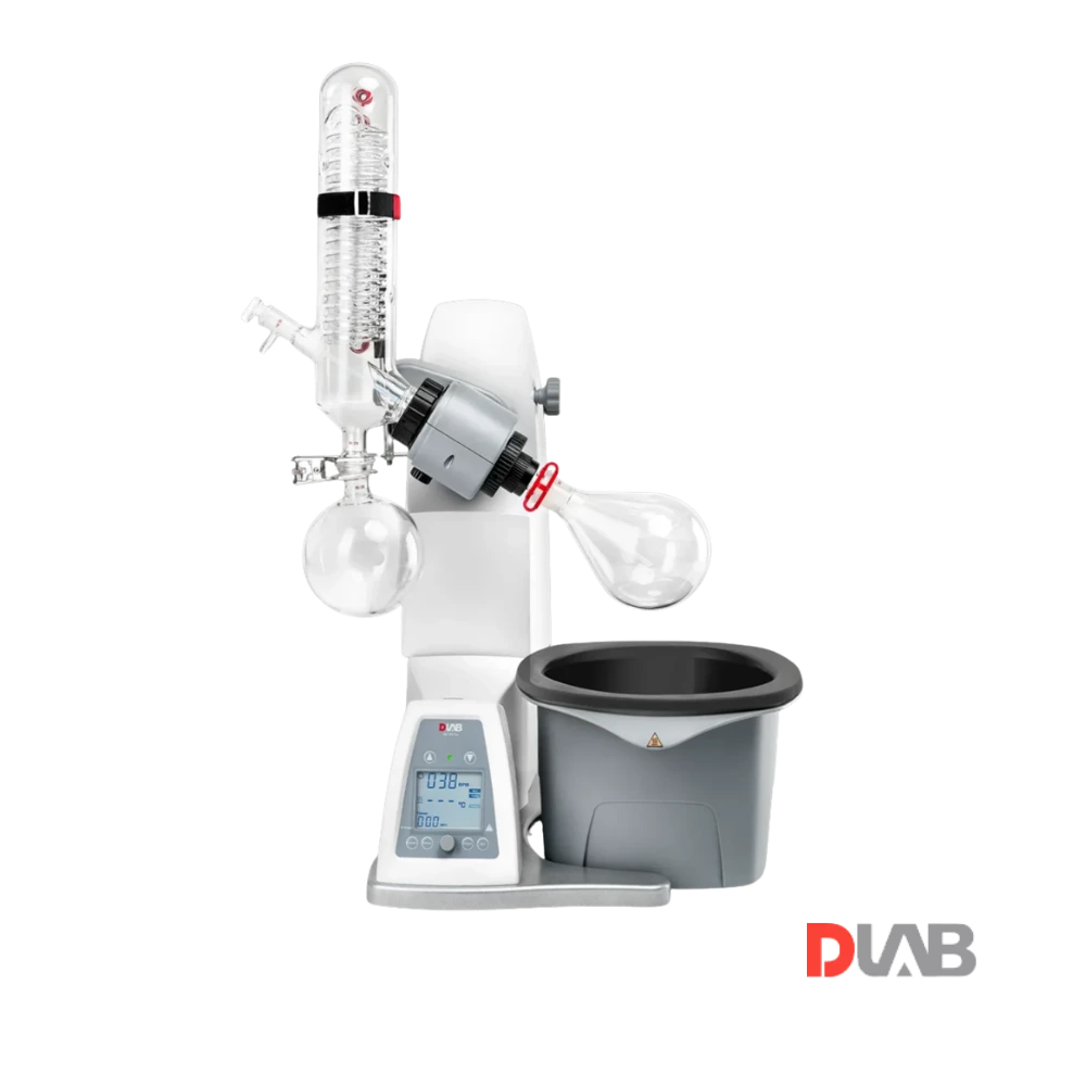 Rotavapor Digital Diagonal DLAB RE100B-Pro 1 rotavapor digital dlab re100b pro evaporador rotatorio laboratorio