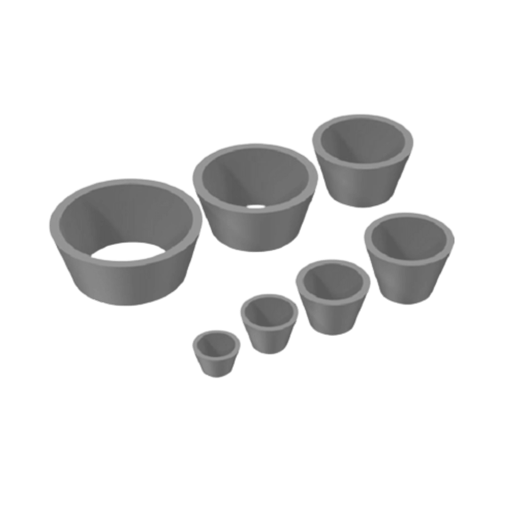 Set de 7 adaptadores para filtros Guko 1 Set de 7 adaptadores Guko para filtración Daihan Labtech