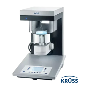 Tensiómetro de fuerza semiautomático modelo K20 para medición de tensión superficial e interfacial en laboratorio y terreno.