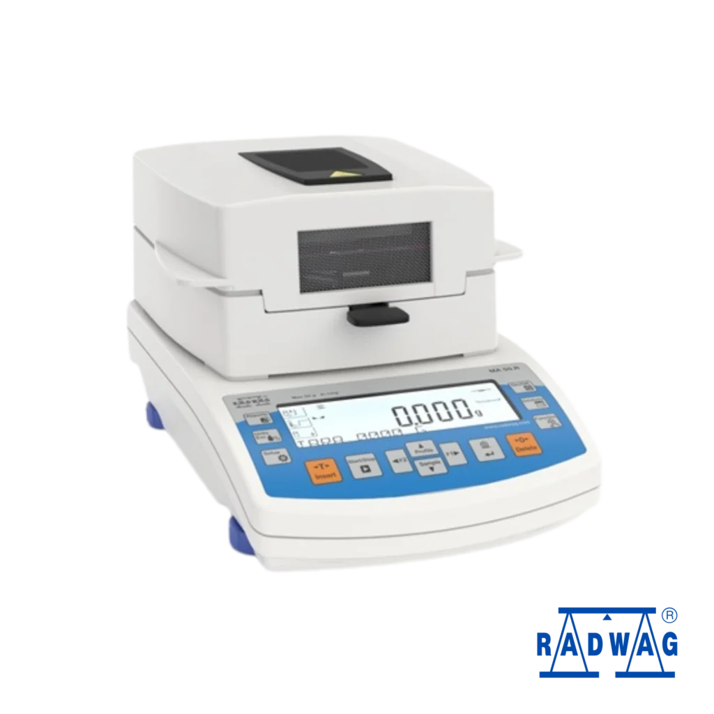 Analizador de humedad MA 50 R.WH | 50g en 1 mg | 250°C Radwag