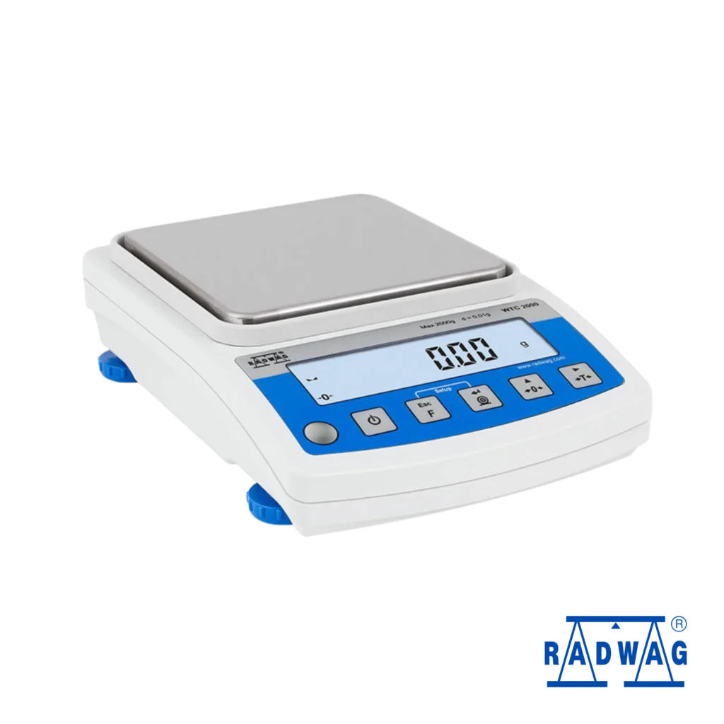 Balanza de precisión WTC 600 | 600 g × 0,01 g Radwag