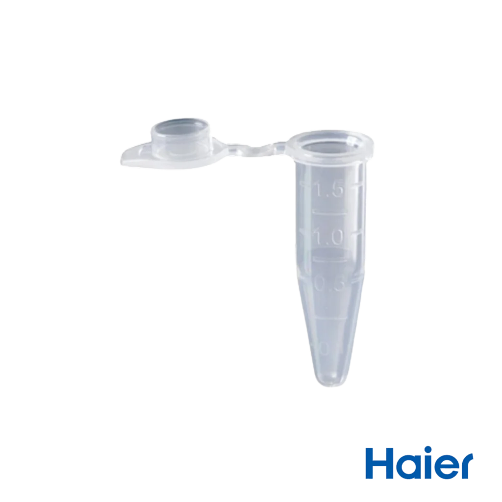 tubo eppendorf 1.5 ml baja retención haier biomedical