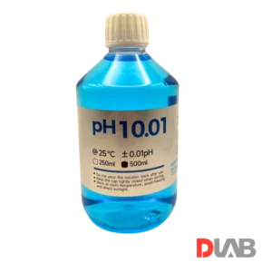 Solución buffer pH 10.01 DLAB 500 ml para calibración de medidores de pH